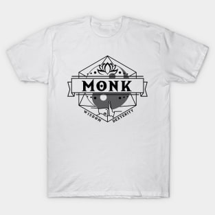 Monk (Black) T-Shirt